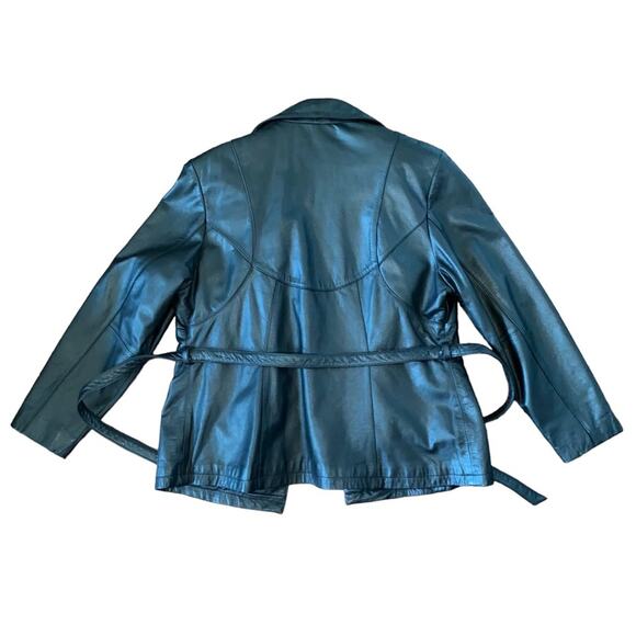 Wilson Leather Maxima Thinsulate Ultra Insulation Leather Jacket Large Black - Picture 2 of 11